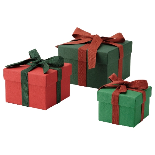 ІКЕА Подарункові коробки VINTER 2021, 805.040.87 - Home Club
