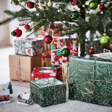 ИКЕА Упаковочная бумага VINTER 2021, 504.992.85 - Home Club