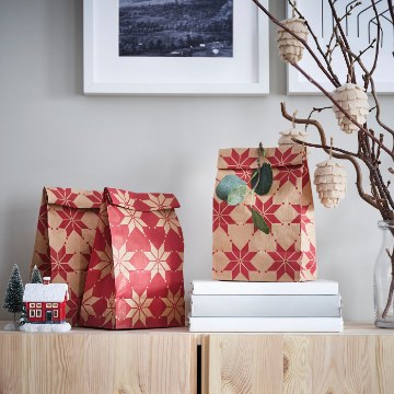 ИКЕА Бумажная сумка VINTER 2021, 404.996.10 - Home Club