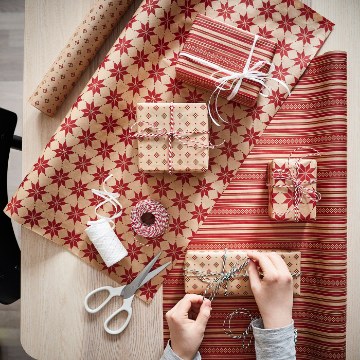 ИКЕА Упаковочная бумага VINTER 2021, 204.993.43 - Home Club