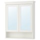 ИКЕА Шкаф с зеркальной дверцой HEMNES ХЕМНЭС, 402.176.77 - Home Club