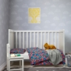 ІКЕА Комплект постільної білизни для дитячого ліжечка RÖRANDE РЕРАНДЕ, 504.651.05 - Home Club, зображення 3