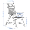 ИКЕА Кресло с регулируемой спинкой БОНДХОЛЬМЕН, 104.818.43 - Home Club, изображение 7
