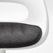 ИКЕА Вращающееся кресло + подушка LOBERGET ЛОБЕРГЕТ / MALSKÄR МАЛЬСКЭР, 994.454.51 - Home Club, изображение 4