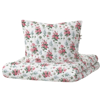 ИКЕА Пододеяльник и наволочка EMMIE SÖT, 205.400.50 - Home Club