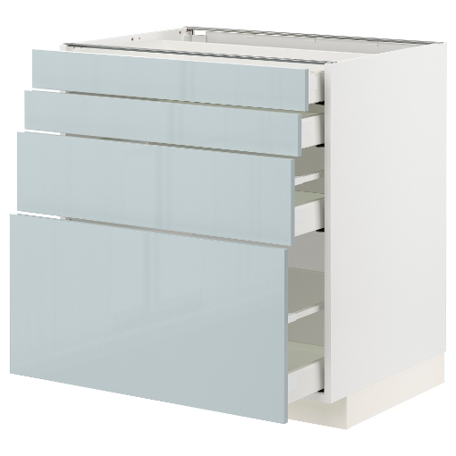 ИКЕА Напольный шкаф 4 фронт. панели METOD МЕТОД / MAXIMERA МАКСИМЕРА ...