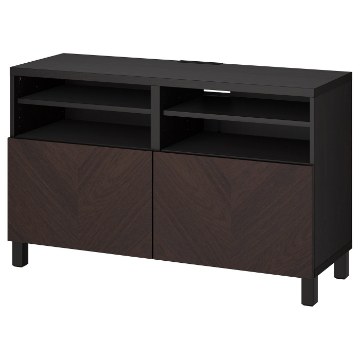 ИКЕА Скамейка под телевизор с дверцами BESTÅ БЕСТО, 694.204.85 - Home Club