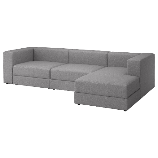 ИКЕА 4-местный модульный диван с шезлонгом JÄTTEBO, 894.852.11 - Home Club