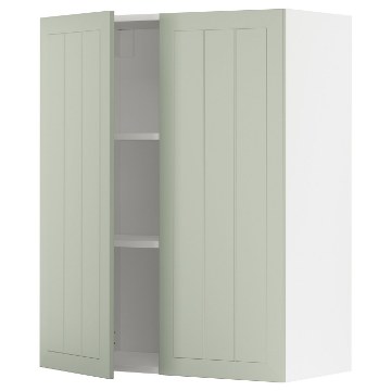 ИКЕА Настенный шкаф с полками METOD МЕТОД, 394.875.47 - Home Club