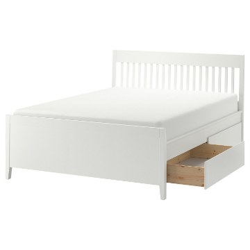 ИКЕА Рама кровати с ящиками IDANÄS ИДАНЭС, 793.922.22 - Home Club