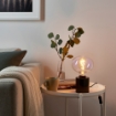ИКЕА Настольная лампа с лампочкой MARKFROST / MOLNART, 294.945.34 - Home Club, изображение 3