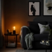 ІКЕА Настільна лампа з лампочкою MARKFROST / MOLNART, 294.945.34 - Home Club, зображення 2