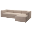 ІКЕА 4-місний модульний диван з шезлонгом JÄTTEBO, 094.852.05 - Home Club