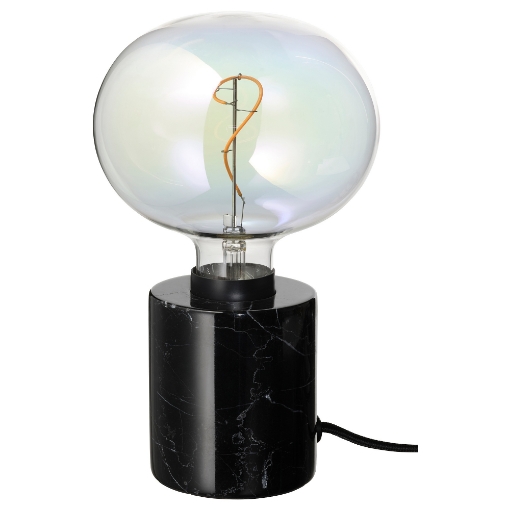 ІКЕА Настільна лампа з лампочкою MARKFROST / MOLNART, 294.945.34 - Home Club