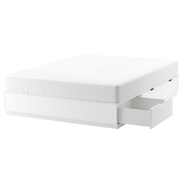ИКЕА Рама кровати с ящиками NORDLI НОРДЛИ, 003.498.49 - Home Club