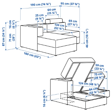ИКЕА Модуль дивана 2 JÄTTEBO, 996.076.36 - Home Club