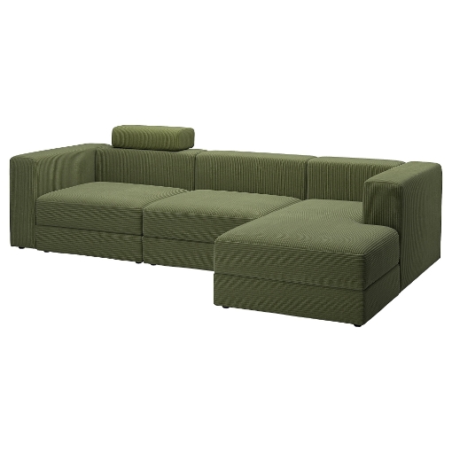 ИКЕА 4-местный модульный диван с шезлонгом JÄTTEBO, 595.109.00 - Home Club