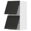 ИКЕА Горизонтальный шкафчик 2 дверцы открываются касанием METOD МЕТОД, 194.935.87 - Home Club