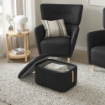 ИКЕА Обивочное кресло с подставкой для ног OSKARSHAMN, 094.853.33 - Home Club, изображение 4