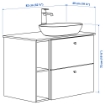 ИКЕА Тумба с умывальником со столешницей GODMORGON/TOLKEN / OXMYREN, 094.431.35 - Home Club, изображение 4