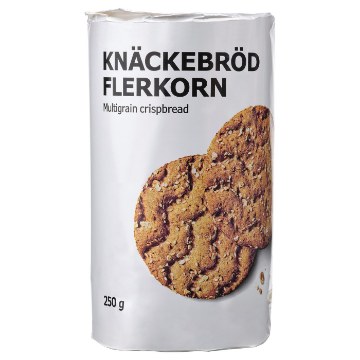 ІКЕА Багатозерновий хрусткий хліб KNÄCKEBRÖD FLERKORN, 201.189.42 - Home Club