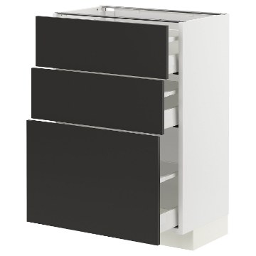 ИКЕА Стойка с тремя ящиками METOD МЕТОД / MAXIMERA МАКСИМЕРА, 394.990.98 - Home Club