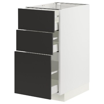 ІКЕА Шафа стояча з 3 шухлядами METOD МЕТОД / MAXIMERA МАКСИМЕРА, 494.989.94 - Home Club