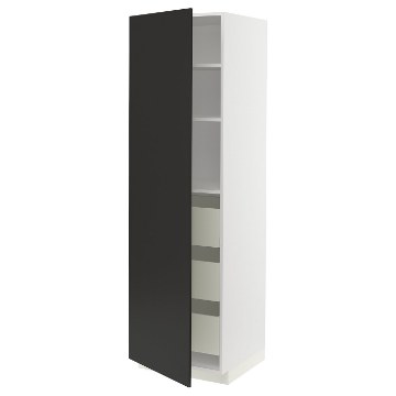 ІКЕА Висока шафа з висувними ящиками METOD МЕТОД / MAXIMERA МАКСИМЕРА, 394.984.28 - Home Club