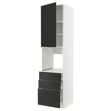 ИКЕА Высокий шкаф для духовки METOD МЕТОД / MAXIMERA МАКСИМЕРА, 494.974.14 - Home Club