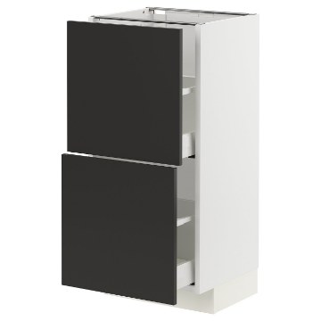 ИКЕА Стойка с двумя ящиками METOD МЕТОД / MAXIMERA МАКСИМЕРА, 494.982.58 - Home Club