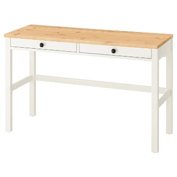 ИКЕА Письменный стол с двумя ящиками HEMNES ХЕМНЭС, 305.349.54 - Home Club