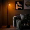 ИКЕА Напольный светильник с лампой HÅRSLINGA / LUNNOM ЛУННОМ, 795.137.90 - Home Club, изображение 3