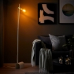 ИКЕА Напольный светильник с лампой HÅRSLINGA / LUNNOM ЛУННОМ, 595.090.44 - Home Club, изображение 3