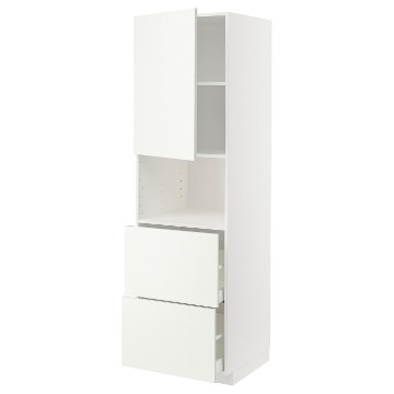 ИКЕА Высокий шкаф для микроволновки METOD МЕТОД / MAXIMERA МАКСИМЕРА, 295.074.52 - Home Club