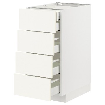 ИКЕА Напольный шкаф 4 фронт. панели METOD МЕТОД / MAXIMERA МАКСИМЕРА, 395.071.64 - Home Club