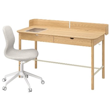 ИКЕА Письменный стол и стул RIDSPÖ / LÅNGFJÄLL ЛОНГФЬЕЛЛЬ, 695.026.74 - Home Club