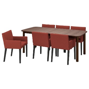 ІКЕА Стіл і 6 стільців STRANDTORP СТРАНДТОРП / MÅRENÄS, 895.188.34 - Home Club