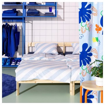 ИКЕА Пододеяльник и наволочка SLÖJSILJA, 305.613.96 - Home Club