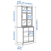 ИКЕА Комбинация раздвижных стеклянных дверей TONSTAD, 395.150.55 - Home Club, изображение 5
