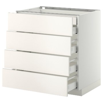 ІКЕА Підлогова шафа 4 фронт панелі METOD МЕТОД / MAXIMERA МАКСИМЕРА, 599.159.05 - Home Club