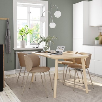 ІКЕА Стіл та 4 стільці LISABO ЛІСАБО / KRYLBO, 095.355.40 - Home Club