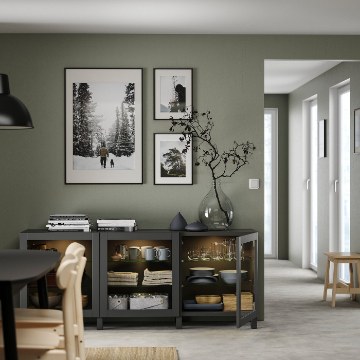 ІКЕА Комбінація з дверима BESTÅ БЕСТО, 895.080.76 - Home Club
