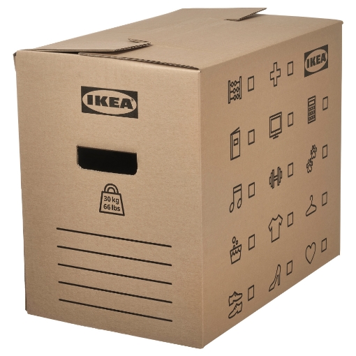ИКЕА Коробка для переезда DUNDERGUBBE, 104.770.49 - Home Club
