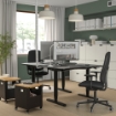 ИКЕА Офисное кресло с подлокотниками SMÖRKULL, 805.034.36 - Home Club, изображение 5