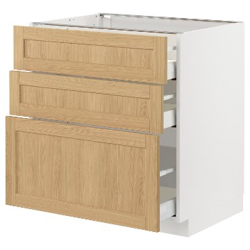 ИКЕА Стойка с тремя ящиками METOD МЕТОД / MAXIMERA МАКСИМЕРА, 595.092.42 - Home Club