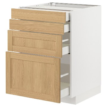 ИКЕА Напольный шкаф 4 фронт. панели METOD МЕТОД / MAXIMERA МАКСИМЕРА, 295.092.48 - Home Club