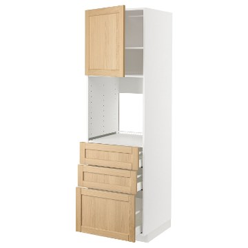 ІКЕА Висока шафа для духовки METOD МЕТОД / MAXIMERA МАКСИМЕРА, 895.095.42 - Home Club