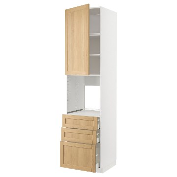 ИКЕА Высокий шкаф для духовки METOD МЕТОД / MAXIMERA МАКСИМЕРА, 595.095.48 - Home Club