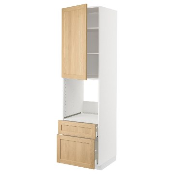 ИКЕА Высокий шкаф для духовки METOD МЕТОД / MAXIMERA МАКСИМЕРА, 495.095.15 - Home Club