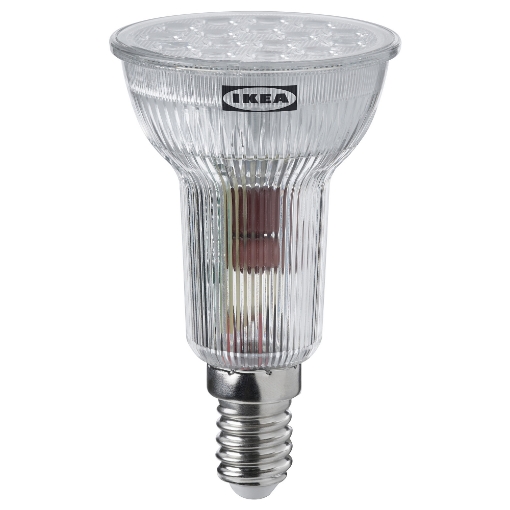 ИКЕА Светодиодная лампа E14 refl R50 600 лм SOLHETTA, 305.493.33 - Home Club